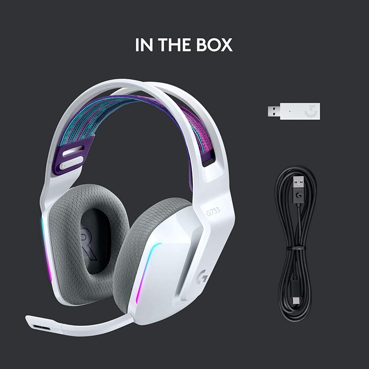 Logitech G733 Lightspeed Gaming Headset White (5)