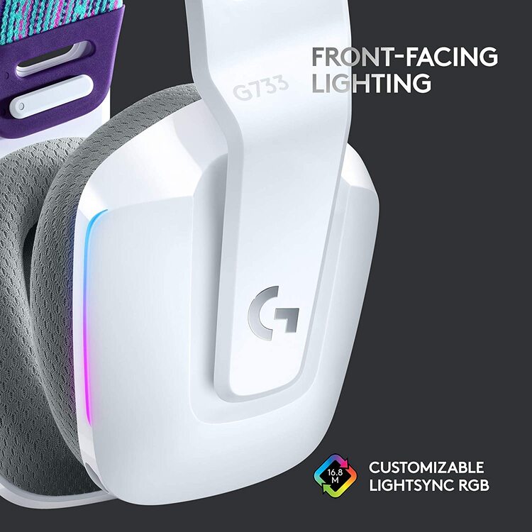 Logitech G733 Lightspeed Gaming Headset White (7)