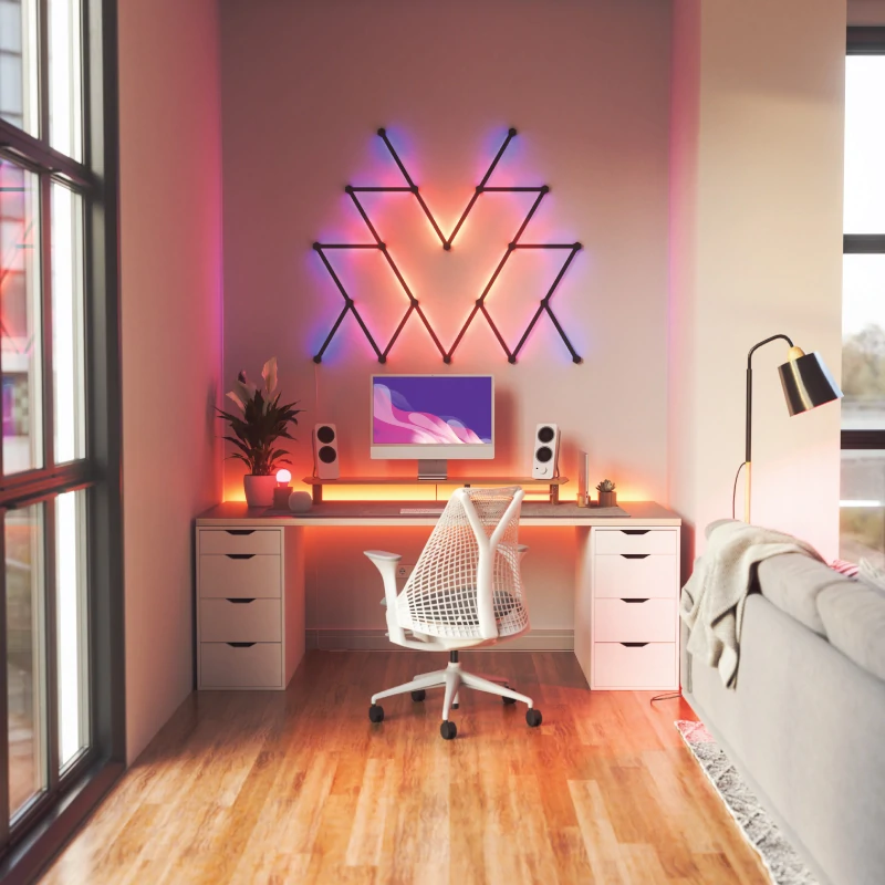 Nanoleaf Lines Skins Matte Black 3