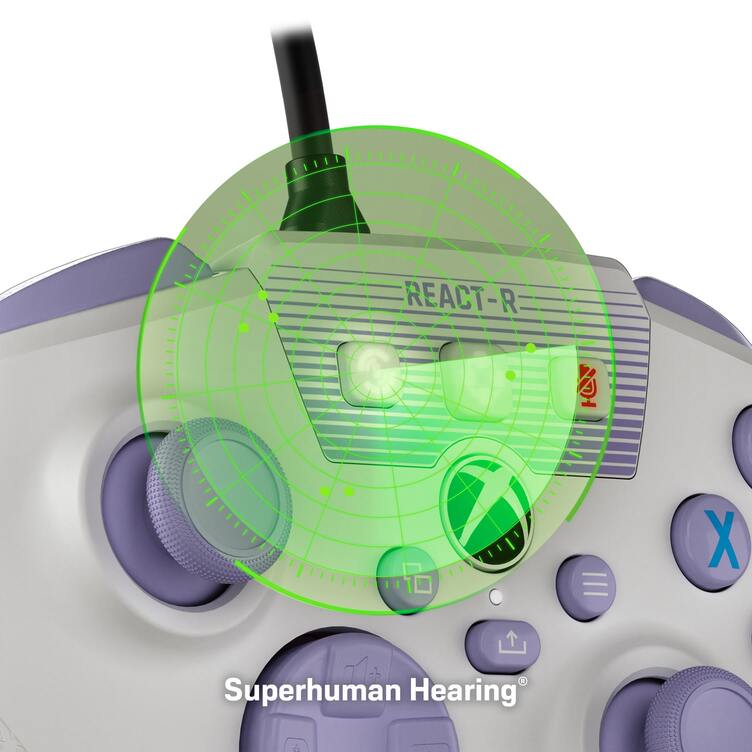 Turtle Beach REACT-R Spark Controller Detail Image 2 Superhuman Hearing English-min