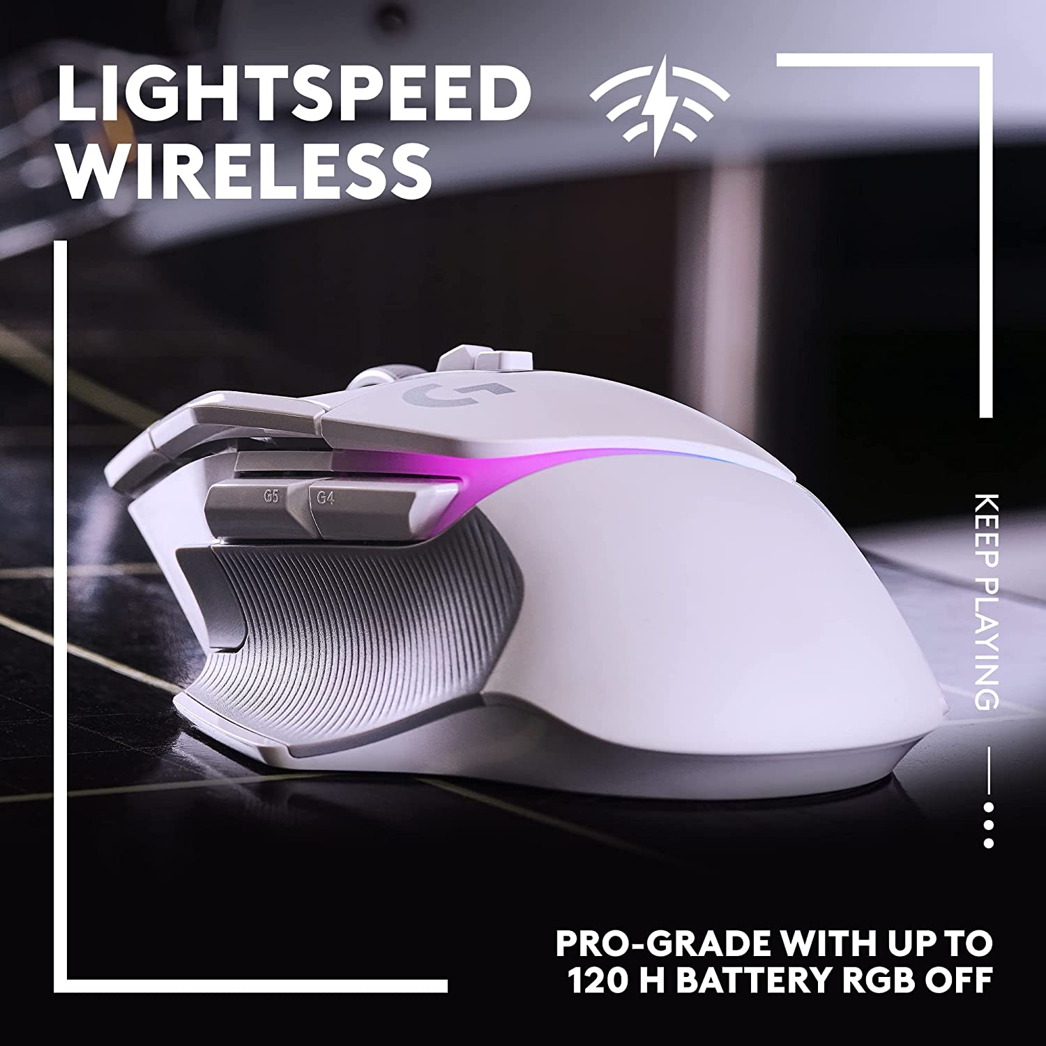 Logitech G502 X Plus Wireless RGB Gaming Mouse White (13)