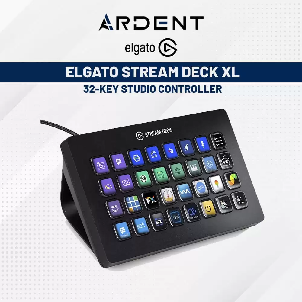 Elgato Stream Deck XL Advanced 32-Key Studio Controller – Gear Up