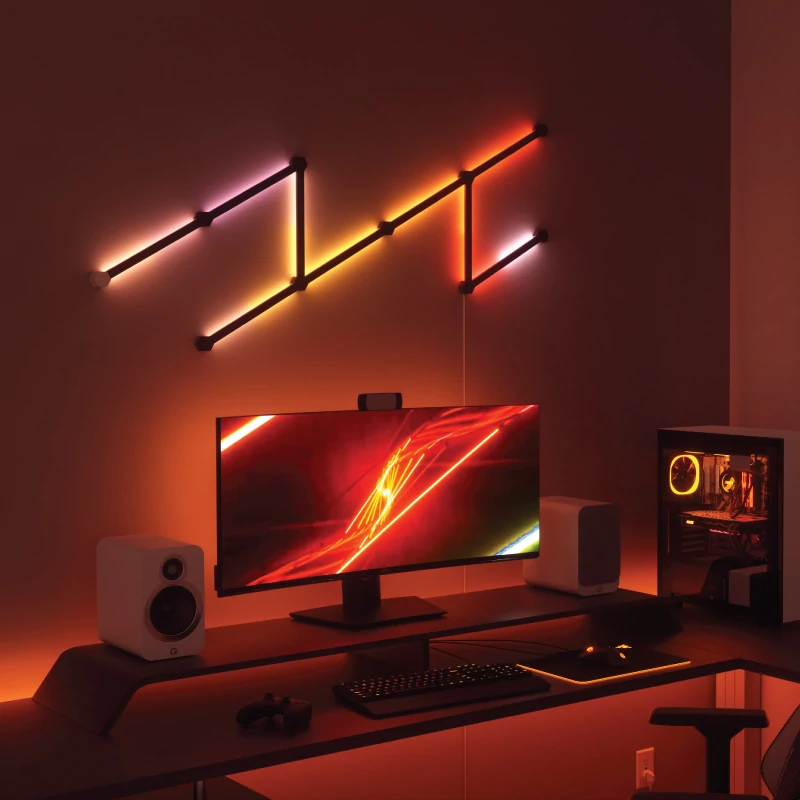 Nanoleaf Lines Skins Matte Black 5